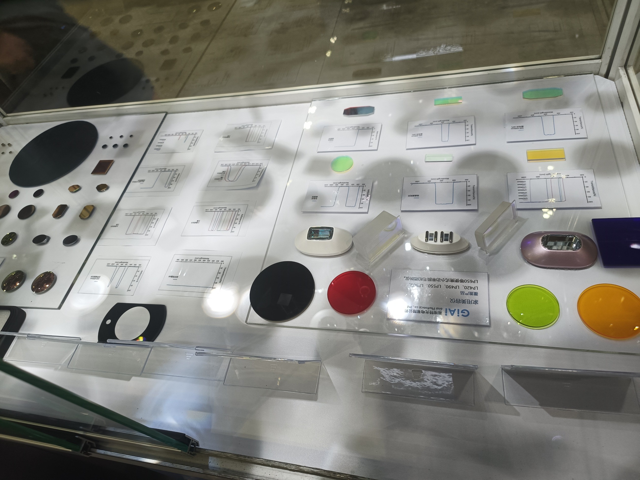 激埃特光博會(huì )濾光片展品